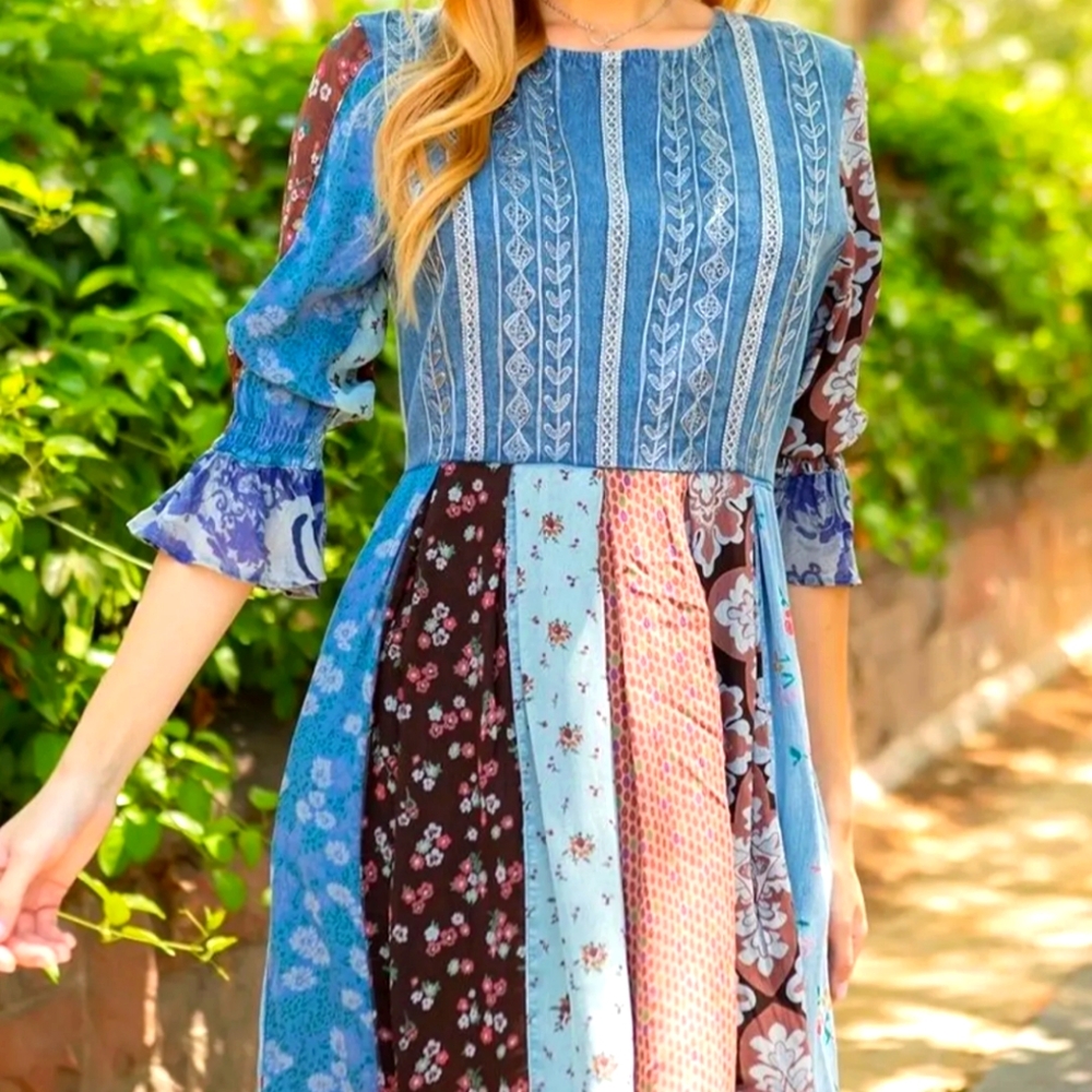 Patchwork from India Young Thread dress